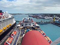 Cruise Ship in Nassau Harbor