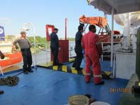 Rescue Davit Hydraulic service performed in Puerto Rico