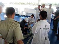 During Mooring Line Splicing